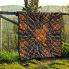 Australia Aboriginal Inspired Quilt - Aboriginal Style Of Background Quilt